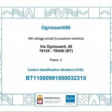 Ognissanti80 Trani